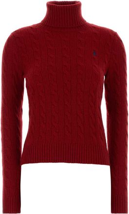 Ralph Lauren Red Wool Blend Sweater
