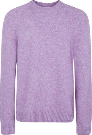 Les Deux Jersey de punto con cuello redondo - Knitwear - Hombre - P&uacute;rpura - XL