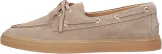 Stefano Lauran Schoenen, Dames, Beige, 39 EU, Leer, Loafers