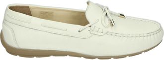 Ara Beige Instappers met Uitneembaar Voetbed - Dames - Bootschoenen - Wit - 37 1/2 EU - Schoenen
