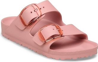 Birkenstock Womens Arizona Eva Big Buckle Sandals In Pink/salmon
