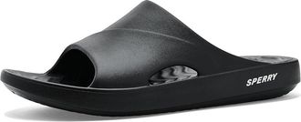 Sperry Top-Sider Flow Slides Mens Sandals Black : 12 M (D), Synthetic