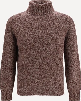 Brunello Cucinelli Wool, silk and cashmere turtleneck Sweater Male 48