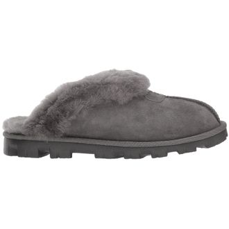 UGG Coquette Suede Womens Slippers Sandals - Grey - Size:UK 5