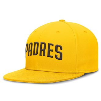Nike San Diego Padres True Nike Mens Dri-FIT MLB Fitted Hat in Brown | NB1878HPYP-5BG