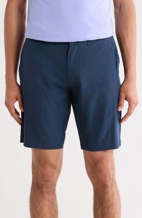 Travis Mathew Pier Pleasure Shorts in Heather Navy at Nordstrom Rack, Size 30