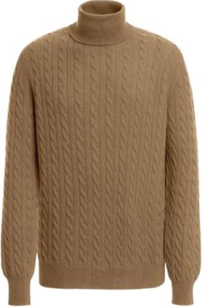 Malo Turtleneck Trui - Heren - Coltruien - Beige - XL - Kasjmier - Truien & Vesten