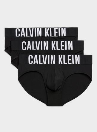 Calvin Klein Mens XL logo stretch briefs Intense Power 3-pack