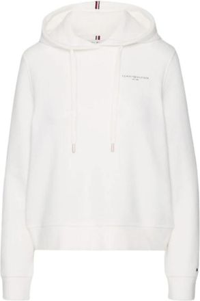 Tommy Hilfiger Dameshoodie - Dames - Hoodies - Wit - S - Katoen - Hoodies & sweatvesten