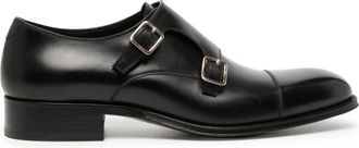 Tom Ford Claydmon leather monk shoes - men - Calf Leather/Calf Leather/Calf Leather - 12 - Black