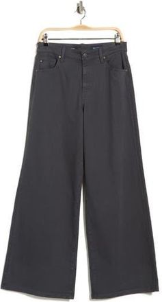 AG - Adriano Goldschmied Deven Ultra High Waist Wide Leg Jeans in Gunpowder at Nordstrom Rack, Size 24 32