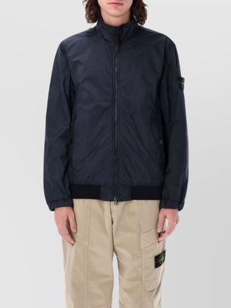 Stone Island crinkle bomber elastic cuffs