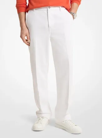 Michael Kors Finn Straight-Leg Stretch Denim Jeans