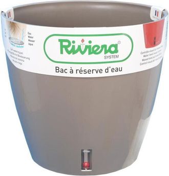 Riviera & Bar Riviera - Vaso Redondo Eva New De En Pl&aacute;stico - &Oslash; 46 Cm - 49 L - Topo
