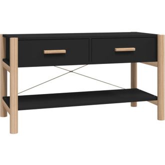 vidaXL Tv Cabinet Black 82x38x45 cm Engineered Wood Vidaxl