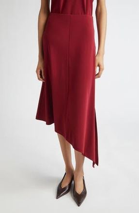 Bite Studios Mire Asymmetric Slit Skirt in Beetroot at Nordstrom Rack, Size X-Large