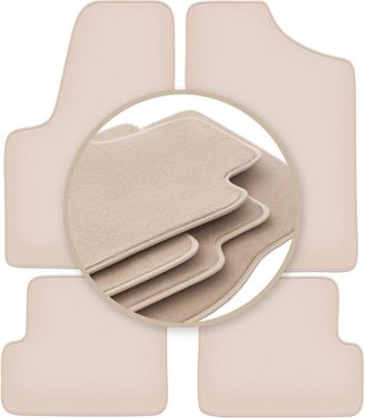 OEM Alfombrillas Beige Premium Para Fiat Seicento Hatchback 1998-2010