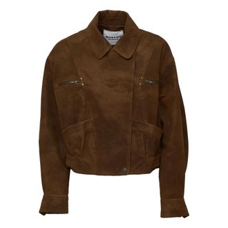 Isabel Marant Dames, Jassen, Bruin, Maat: XS Leer