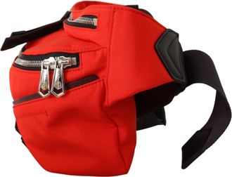 Givenchy Mens Red Polyamide Downtown Large Bum Belt Bag