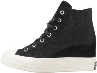 Converse Wig Platform Sneakers - Dames - Sneakers - Zwart - 40 EU - Schoenen