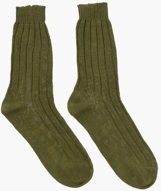 Dsquared2 Linen Ribbed Mid-Crew Socks size 44-45