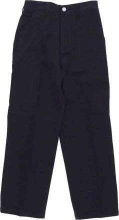 Obey Zwarte Timmerman Broek Hoge Taille - Dames - Straight fit broeken - Zwart - W26 - Katoen - Broeken