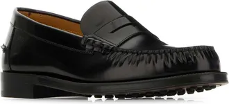 Tod's Mens Leather Loafer Black