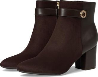 Tommy Hilfiger Herxi Womens Boots Dark Brown : 8.5 M, Synthetic