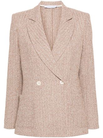 Harris Wharf London double-breasted button blazer - Brown