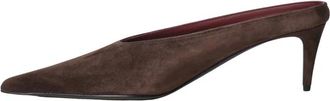 Magda Butrym Mules a punta con tacco kitten - - Shoes - Donna - Marrone - 39 EU