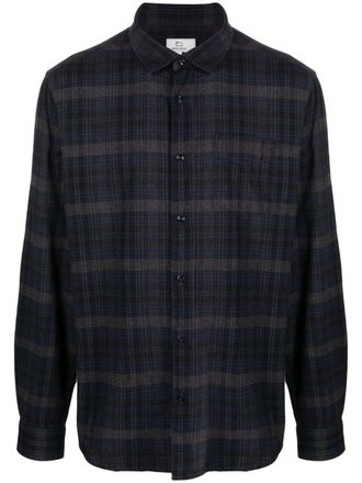 Woolrich plaid-check pattern flannel shirt - men - Cotton - S - Blue
