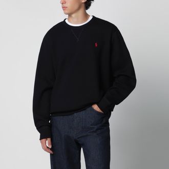 Polo Ralph Lauren Black cotton-blend crewneck sweatshirt