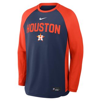 Nike Houston Astros Authentic Collection Nike Mens Dri-FIT Pullover Crew in Blue | 04H2045NHUS-7PG