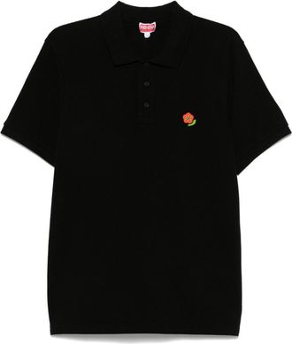 Kenzo Polo con ricamo pop - Nero
