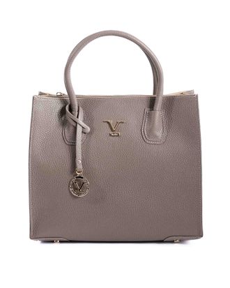 19V69 V Womens Shoulder Bag BE10275 52 Dollaro Fango - Taupe Leather - One Size