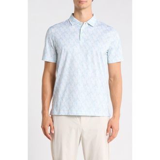 Bugatchi OoohCotton Knit Polo in Menthol at Nordstrom Rack, Size Xxx-Large
