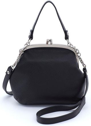 Hobo Alba Leather Frame Crossbody Bag in Black at Nordstrom