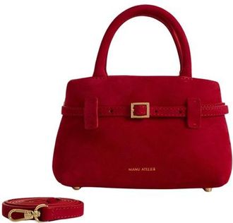 Manu Atelier Le Cambon Suede Tote Bag