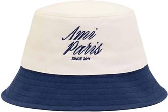 Ami ADC Bucket Hat - unisex - Hoeden - Wit - 58 CM - Katoen - Accessoires