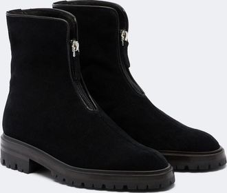 The Row Hike suede ankle boots