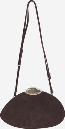 Benedetta Bruzziches Womens Belle De Jour Suede Leather Bag Brown Shoulder