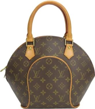 Louis Vuitton Tweedehands Canvas Louis Vuitton tassen - Dames - Vintage Handtas - Bruin - ONE Size - Leer - Vintage