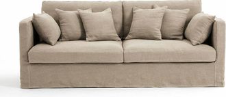 AM.PM Zetelhoes in dik stonewashed linnen, Neo Kinkajou