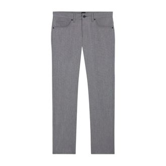 HUGO BOSS Heren, Broeken, Grijs, Maat: W40 L34 Viscose
