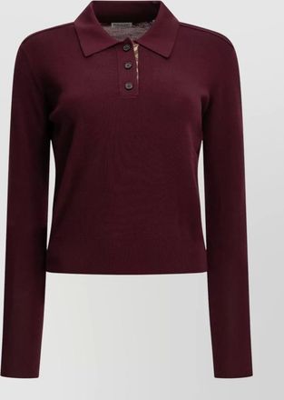 Burberry wool polo sweater