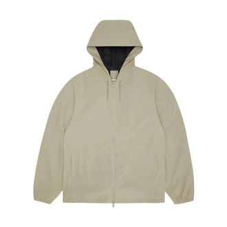 Rains Suva Hardshell Jacket - Heren - Regenjassen - Beige - M - Polyester - Jassen