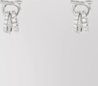 Ferragamo crystal earrings