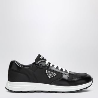Prada Sneakers Prax 01 in Re-Nylon e pelle spazzolata nere