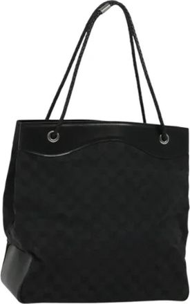 Gucci Pre-owned Canvas gucci-bags - Dames - Vintage Shopper - Zwart - ONE Size - Leer - Vintage