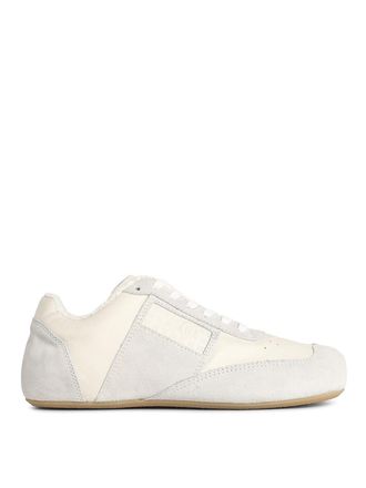 Maison Margiela Leather And Sude Sneakers